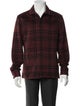AllSaints Plaid Print Bomber Jacket