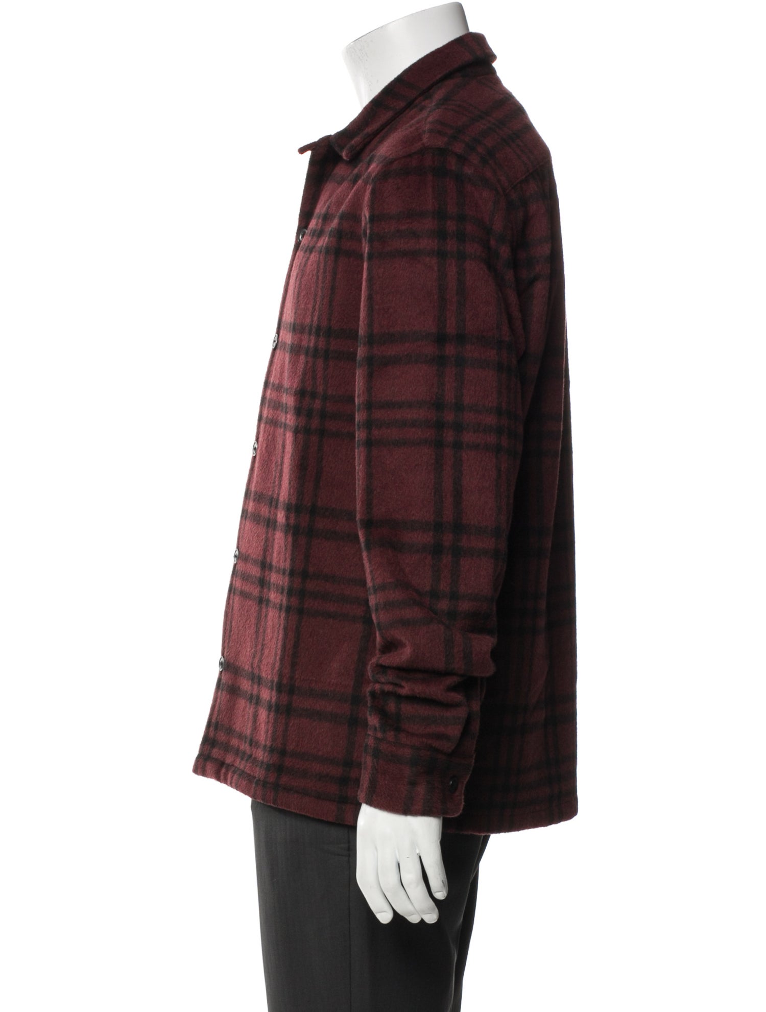AllSaints Plaid Print Bomber Jacket