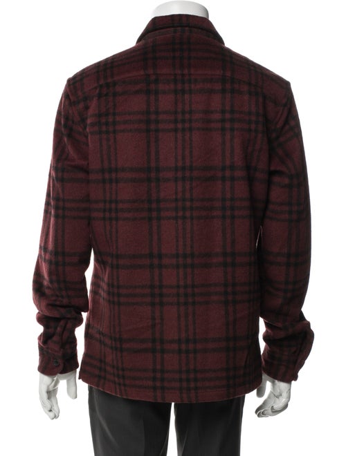 AllSaints Plaid Print Bomber Jacket