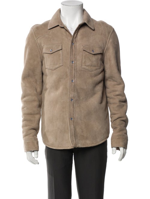 AllSaints Lambskin Utility Jacket