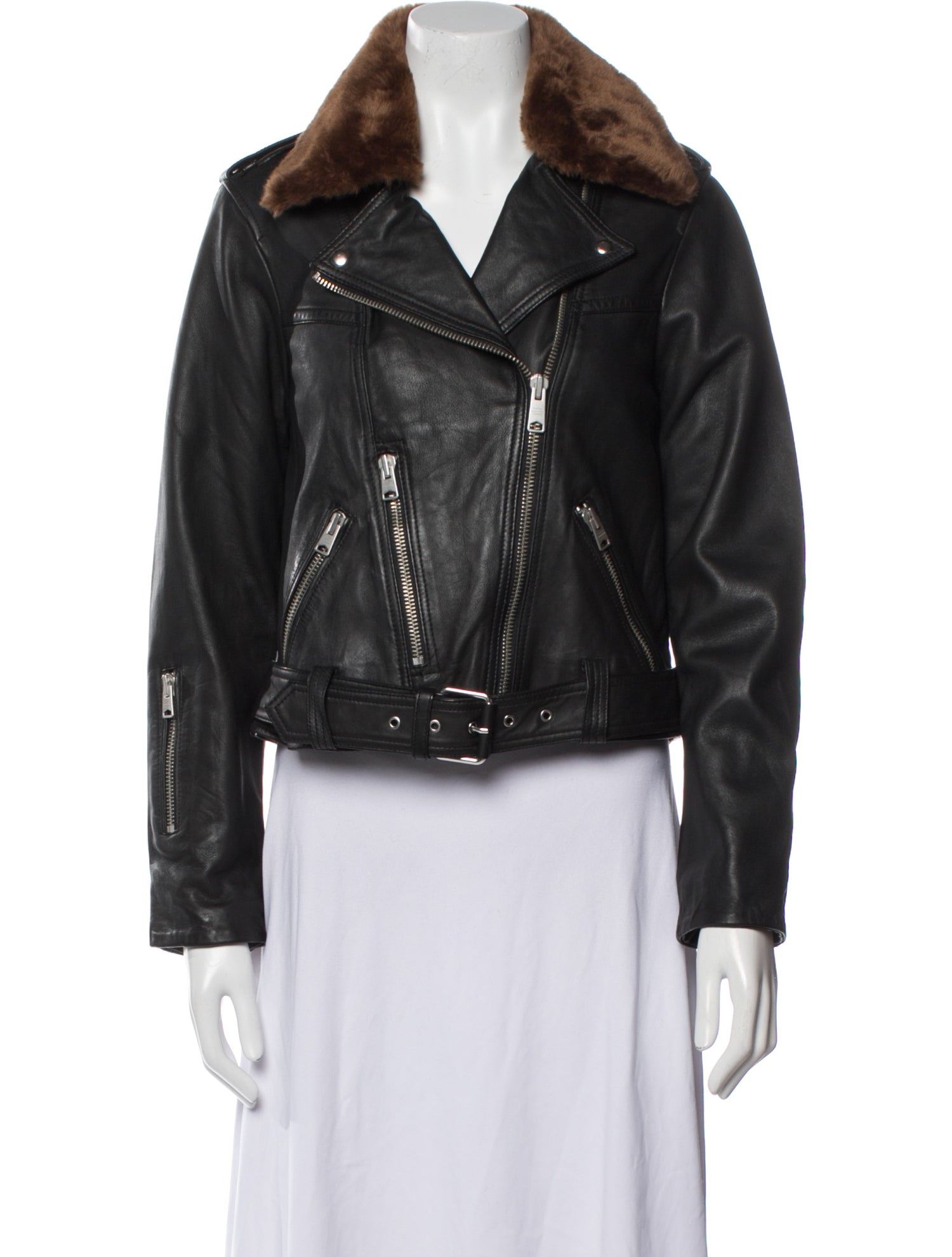 AllSaints Leather Biker Jacket w/ Tags