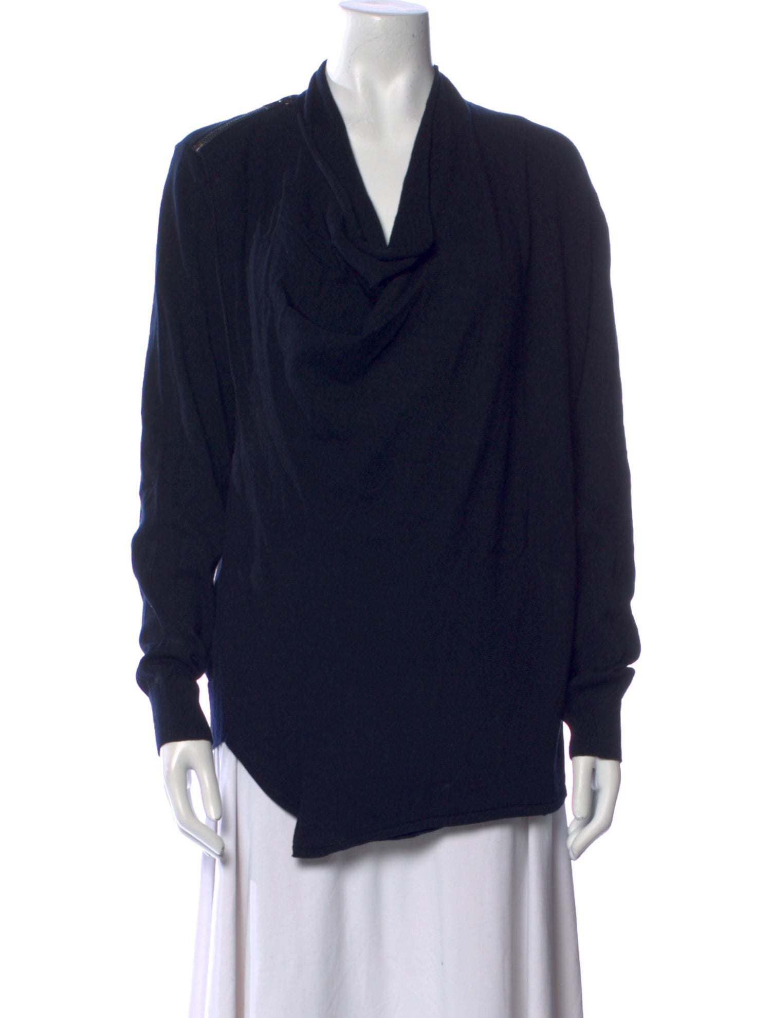 AllSaints Wool Cowl Neck Sweater