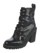 AllSaints Patent Leather Combat Boots