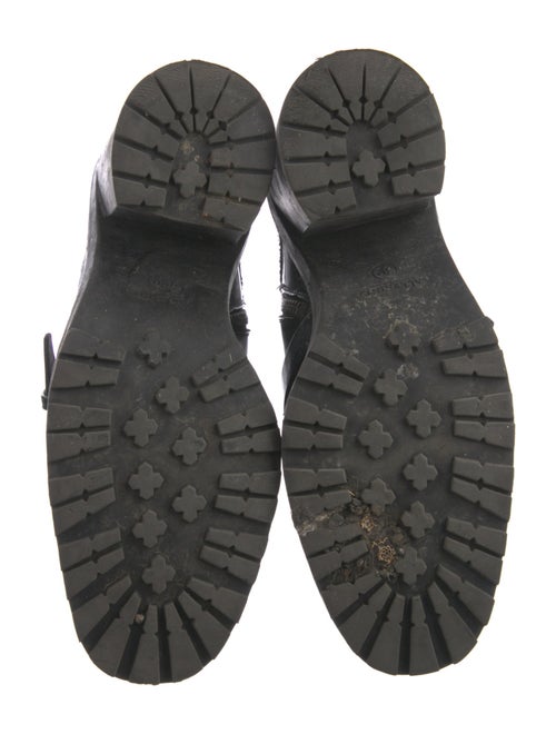 AllSaints Patent Leather Combat Boots