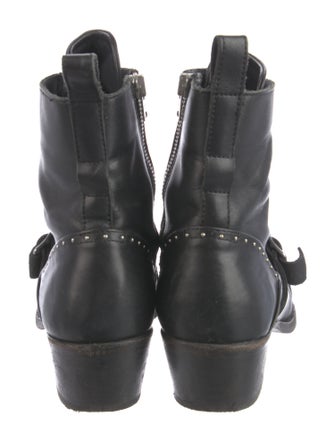 AllSaints Leather Combat Boots