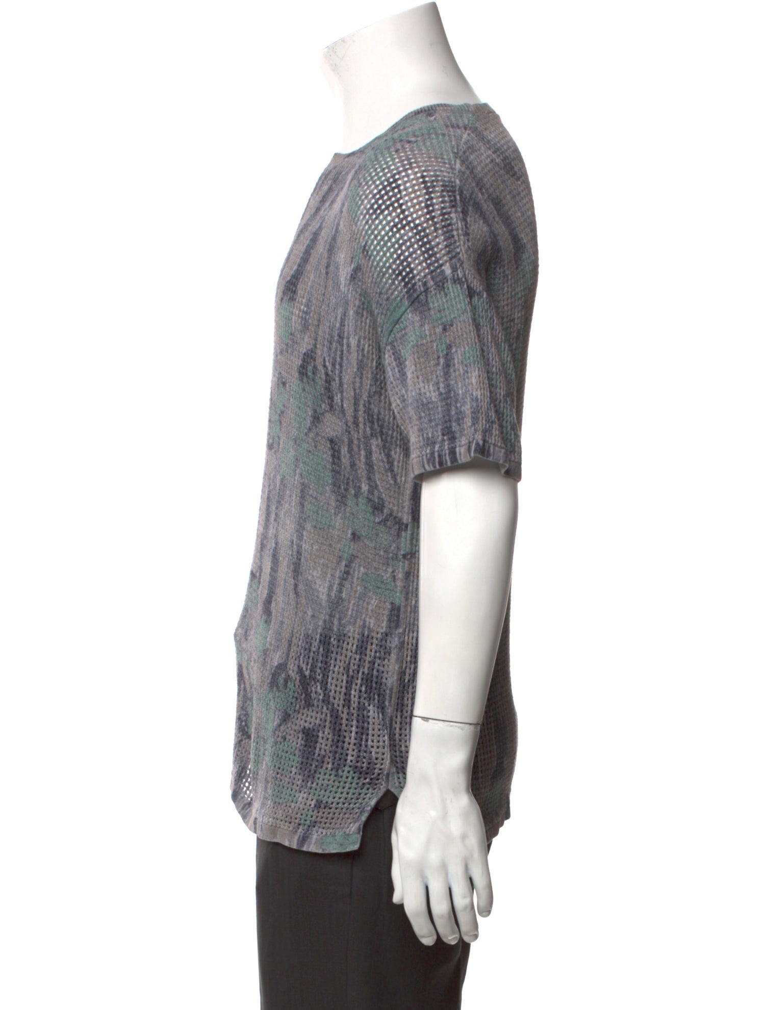 AllSaints Printed Crew Neck T-Shirt