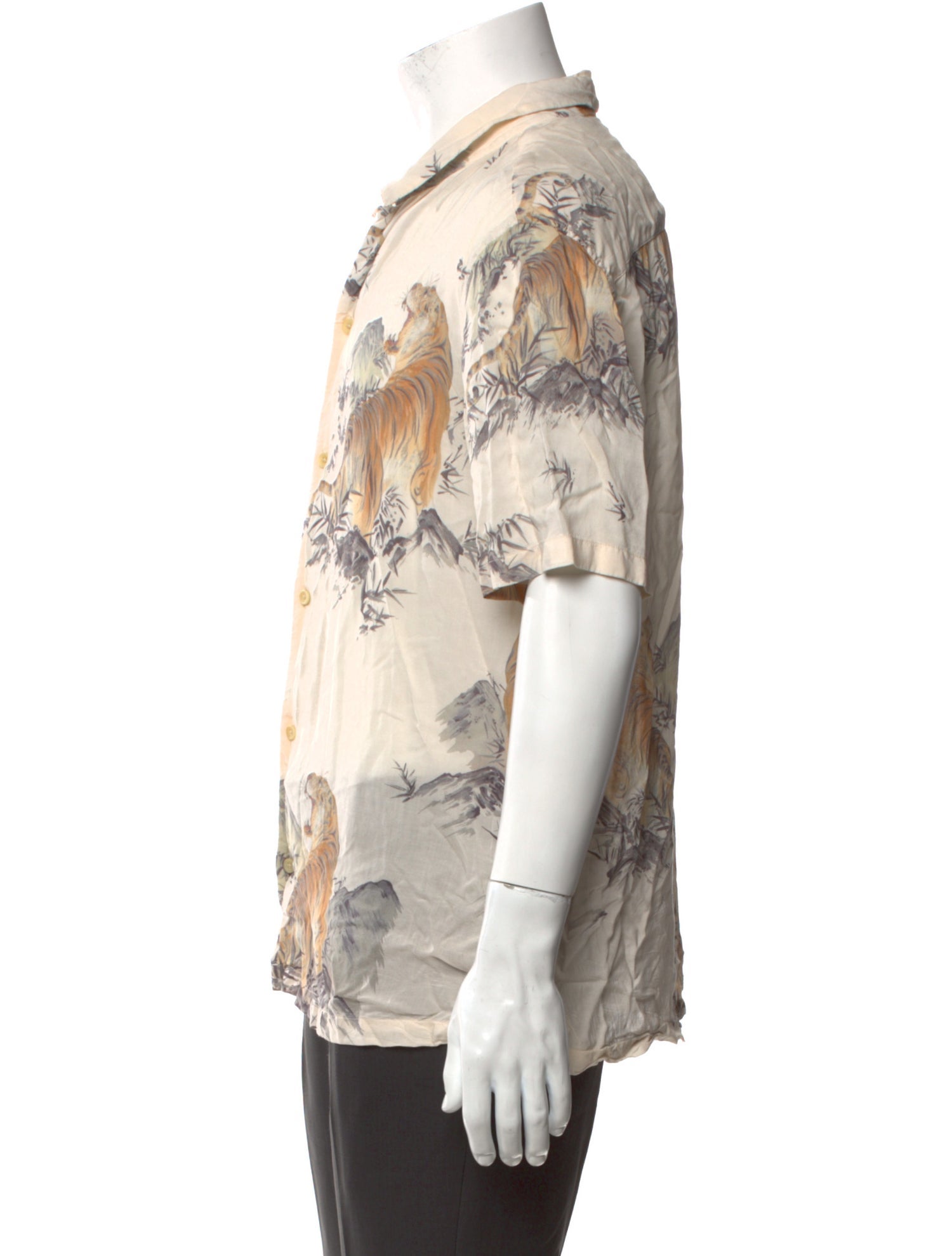 AllSaints Printed Short Sleeve Shirt