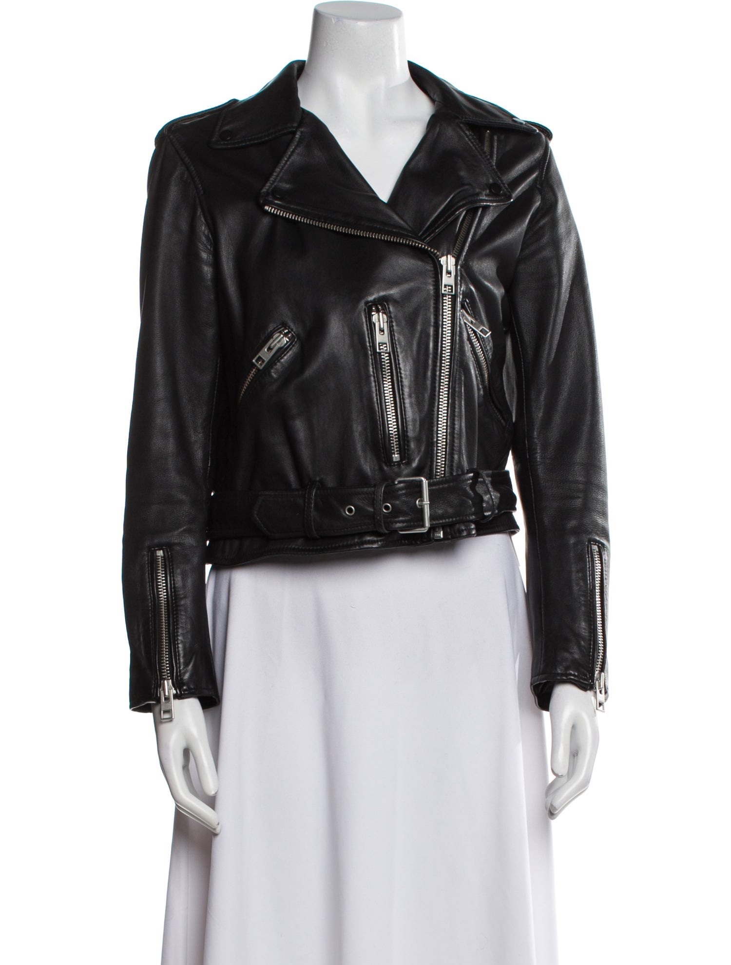AllSaints Leather Biker Jacket