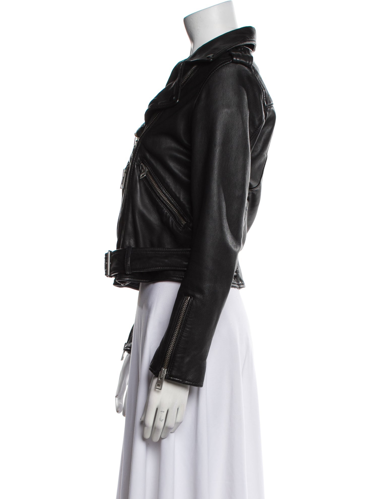 AllSaints Leather Biker Jacket