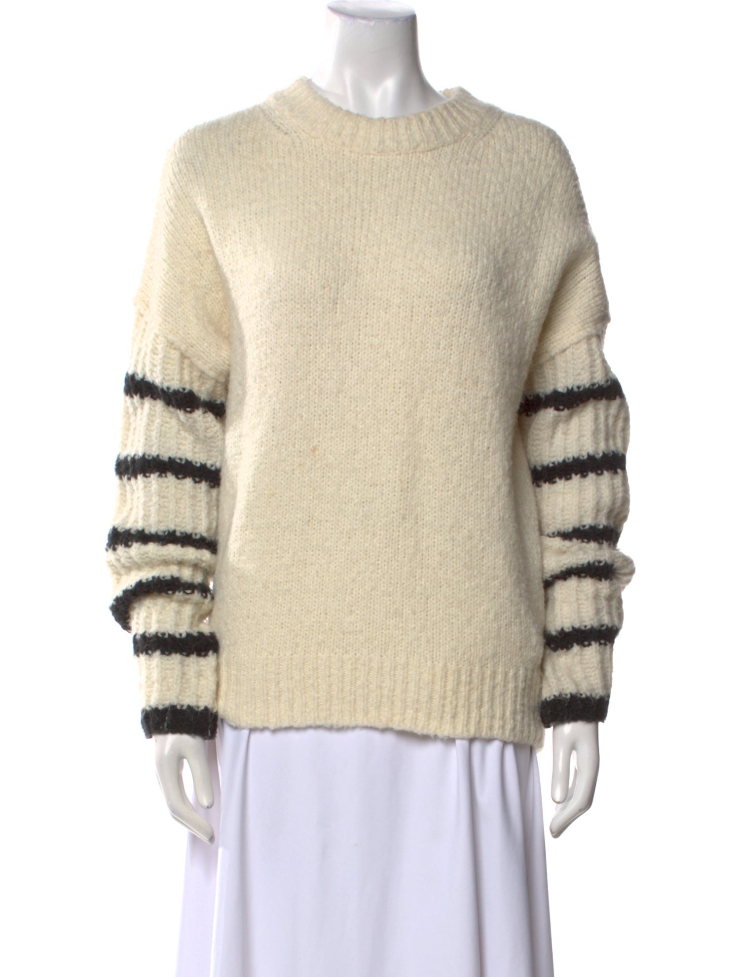 AllSaints Striped Crew Neck Sweater