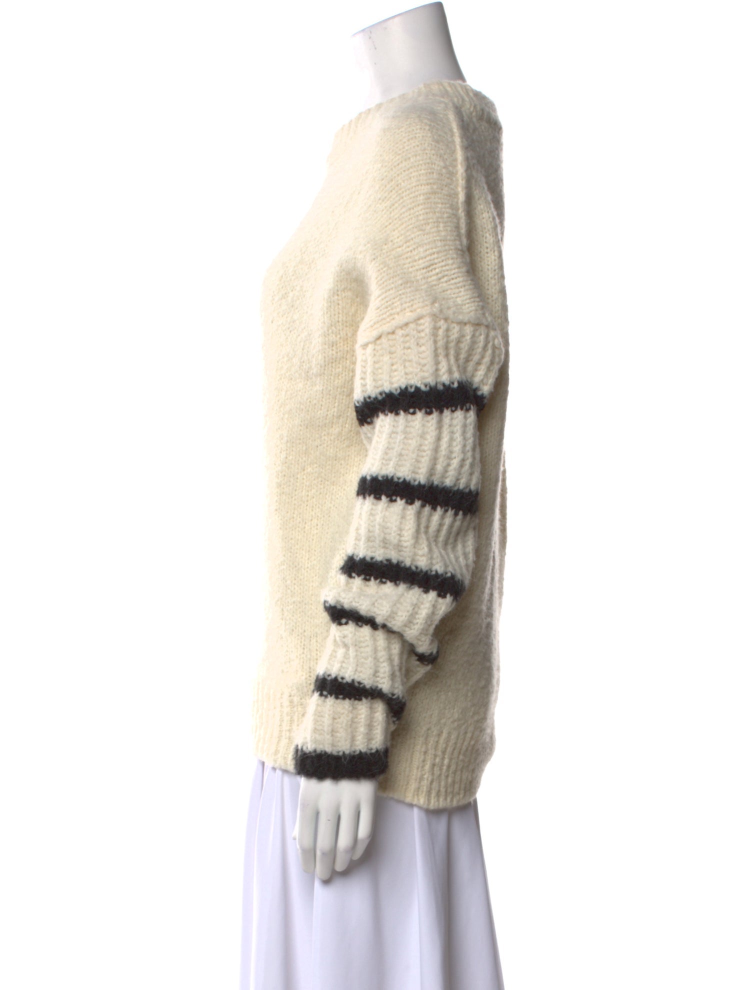 AllSaints Striped Crew Neck Sweater