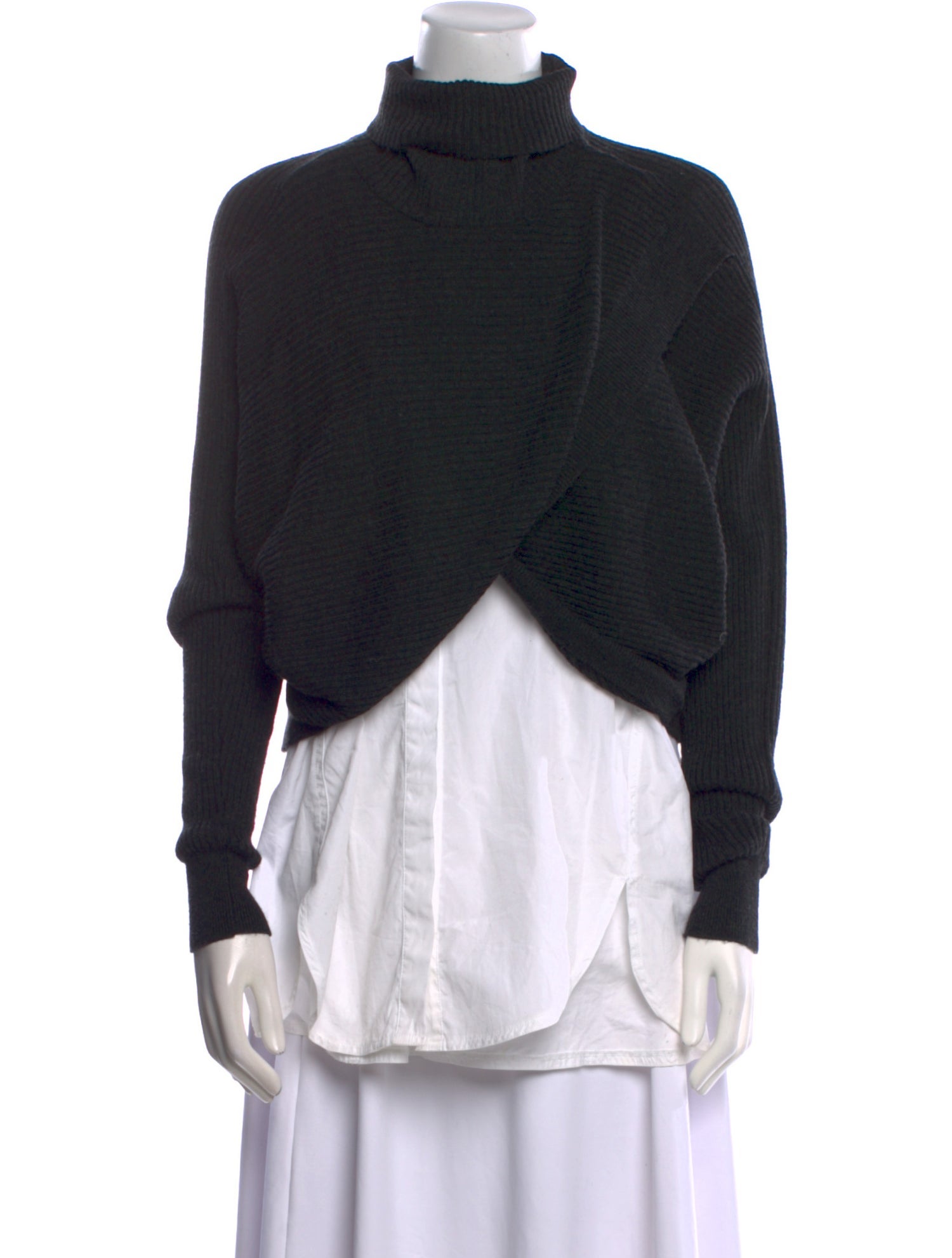 AllSaints Merino Wool Turtleneck Sweater