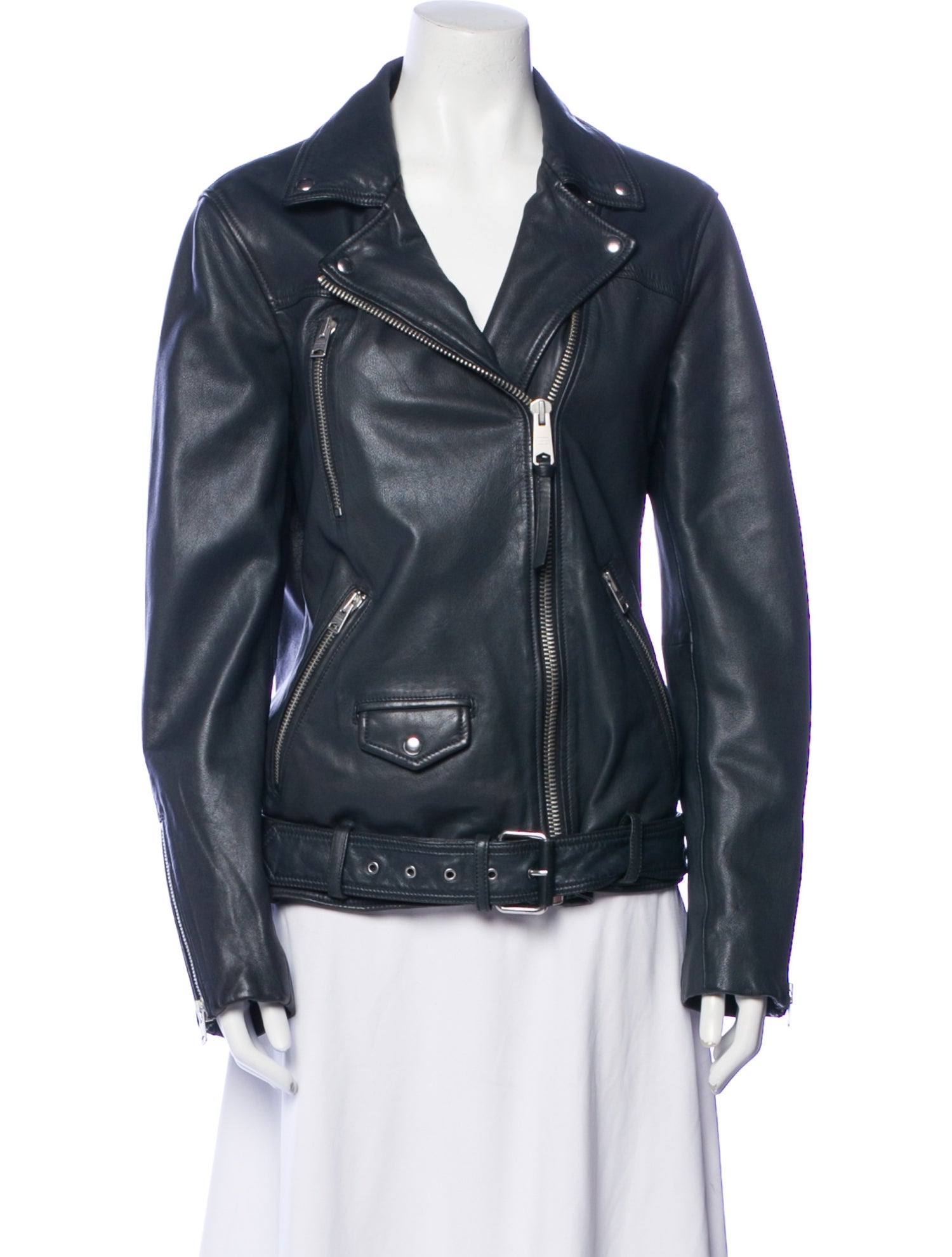 AllSaints Leather Biker Jacket