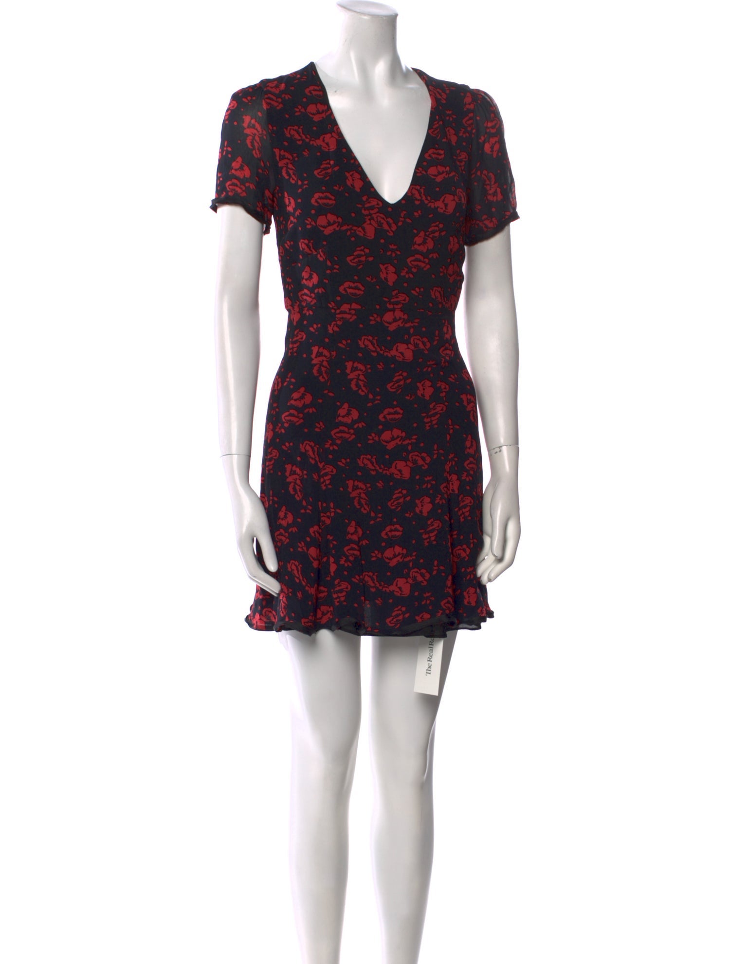 AllSaints Floral Print Mini Dress