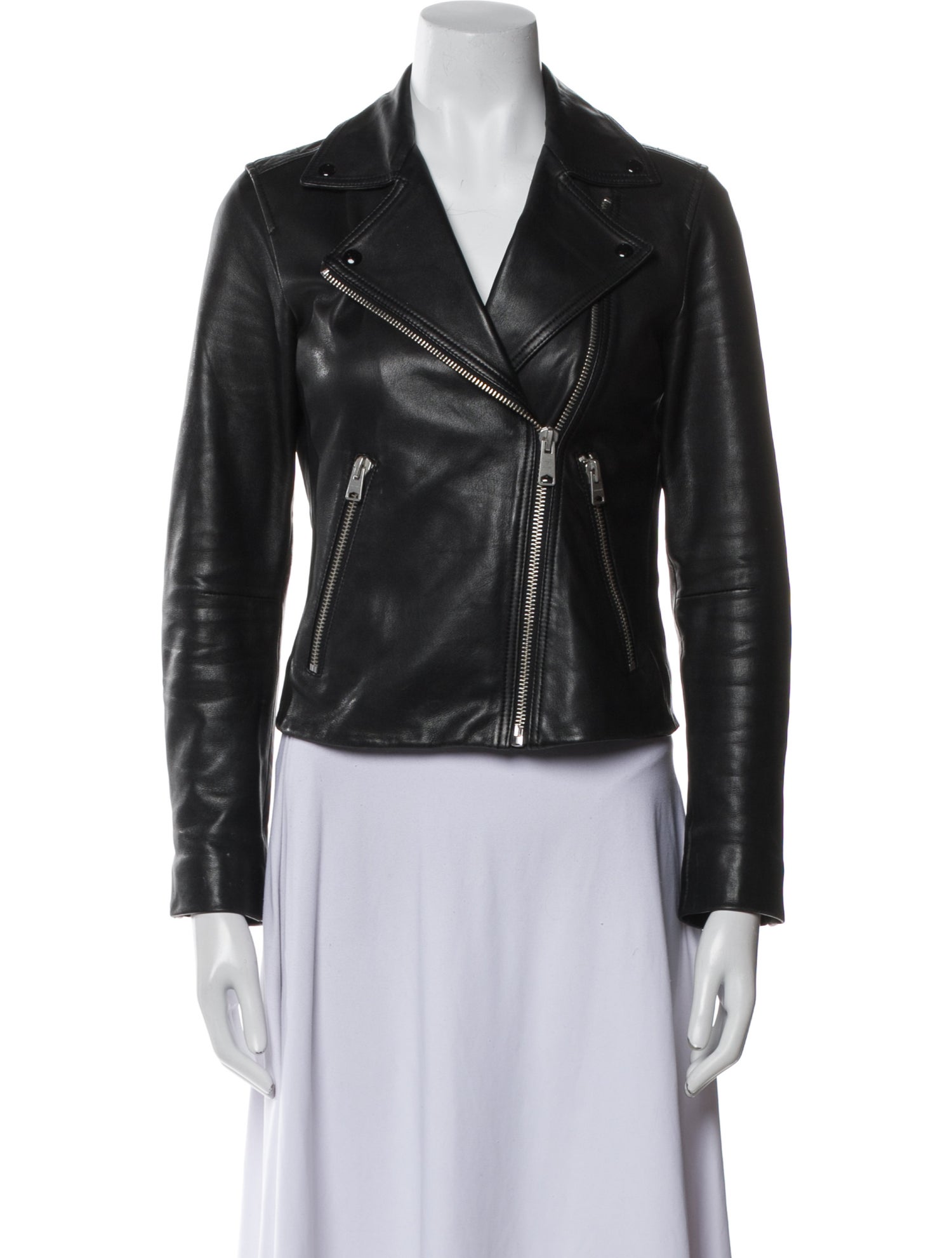 AllSaints Leather Biker Jacket