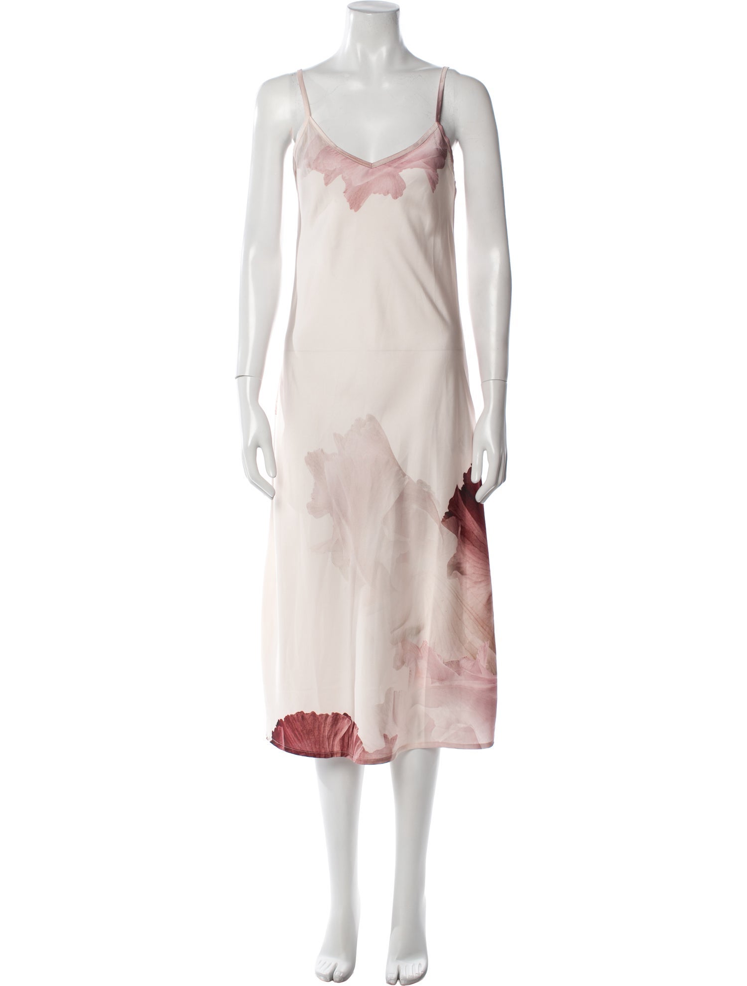 AllSaints Tie-Dye Print Midi Length Dress