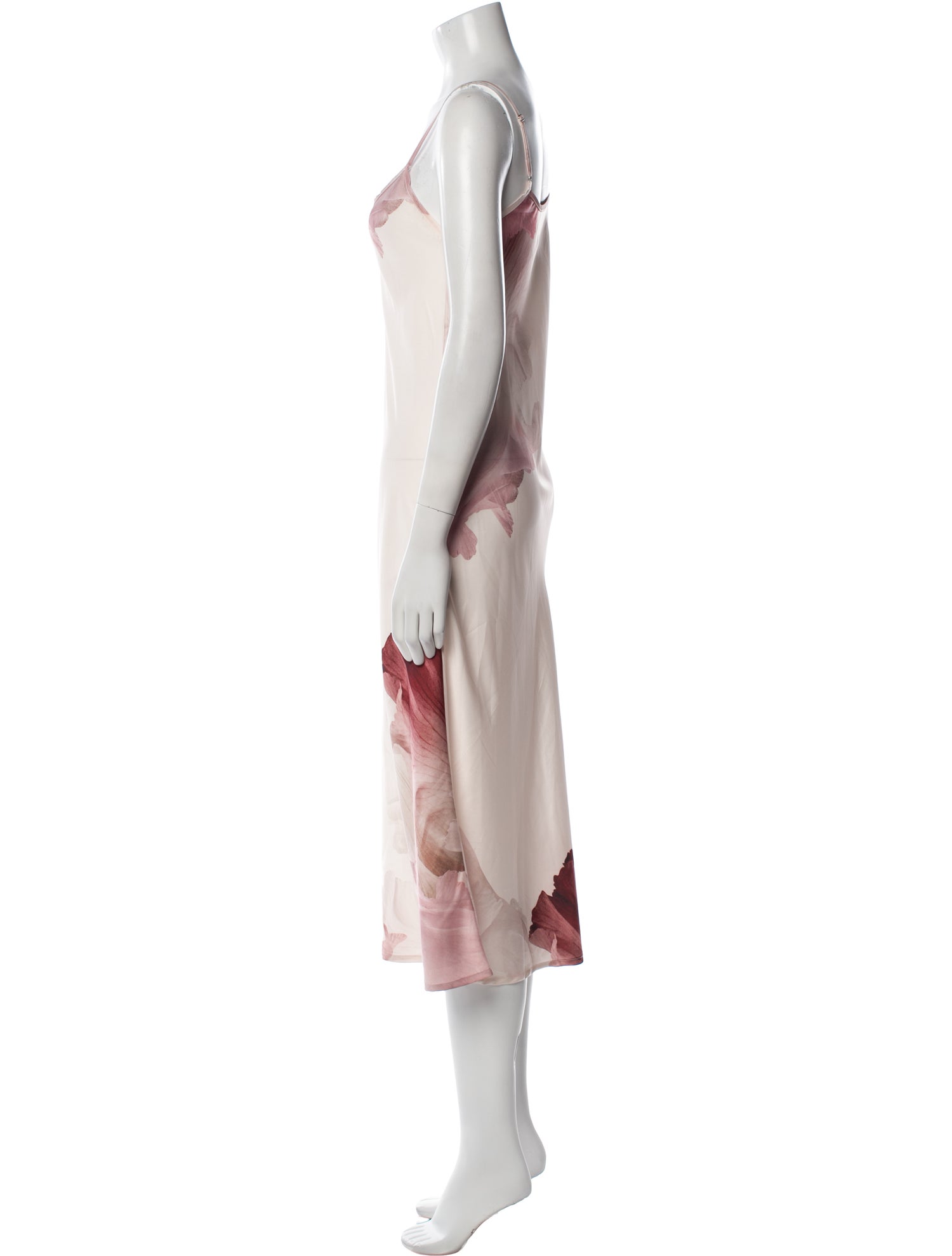 AllSaints Tie-Dye Print Midi Length Dress