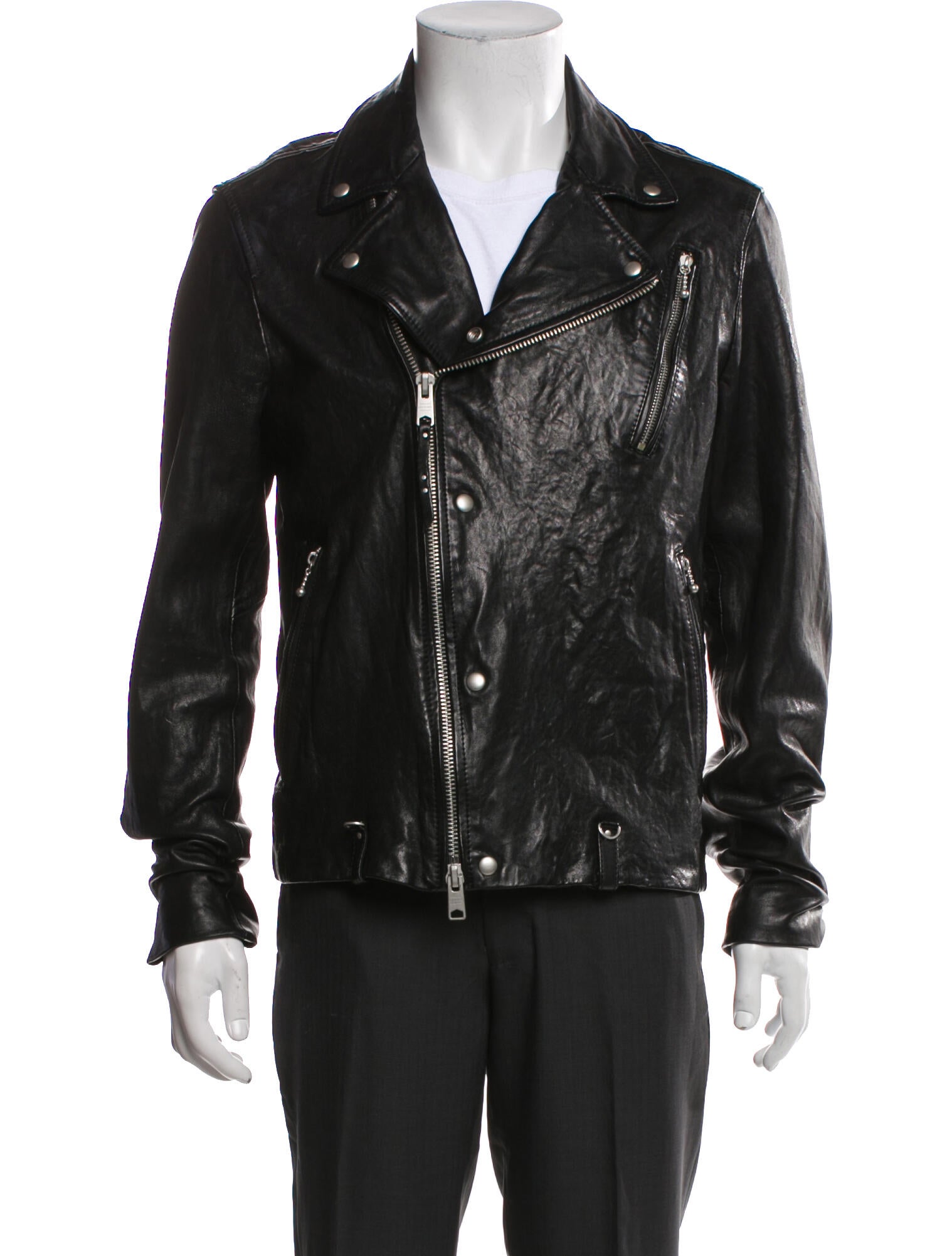 AllSaints Leather Moto Jacket