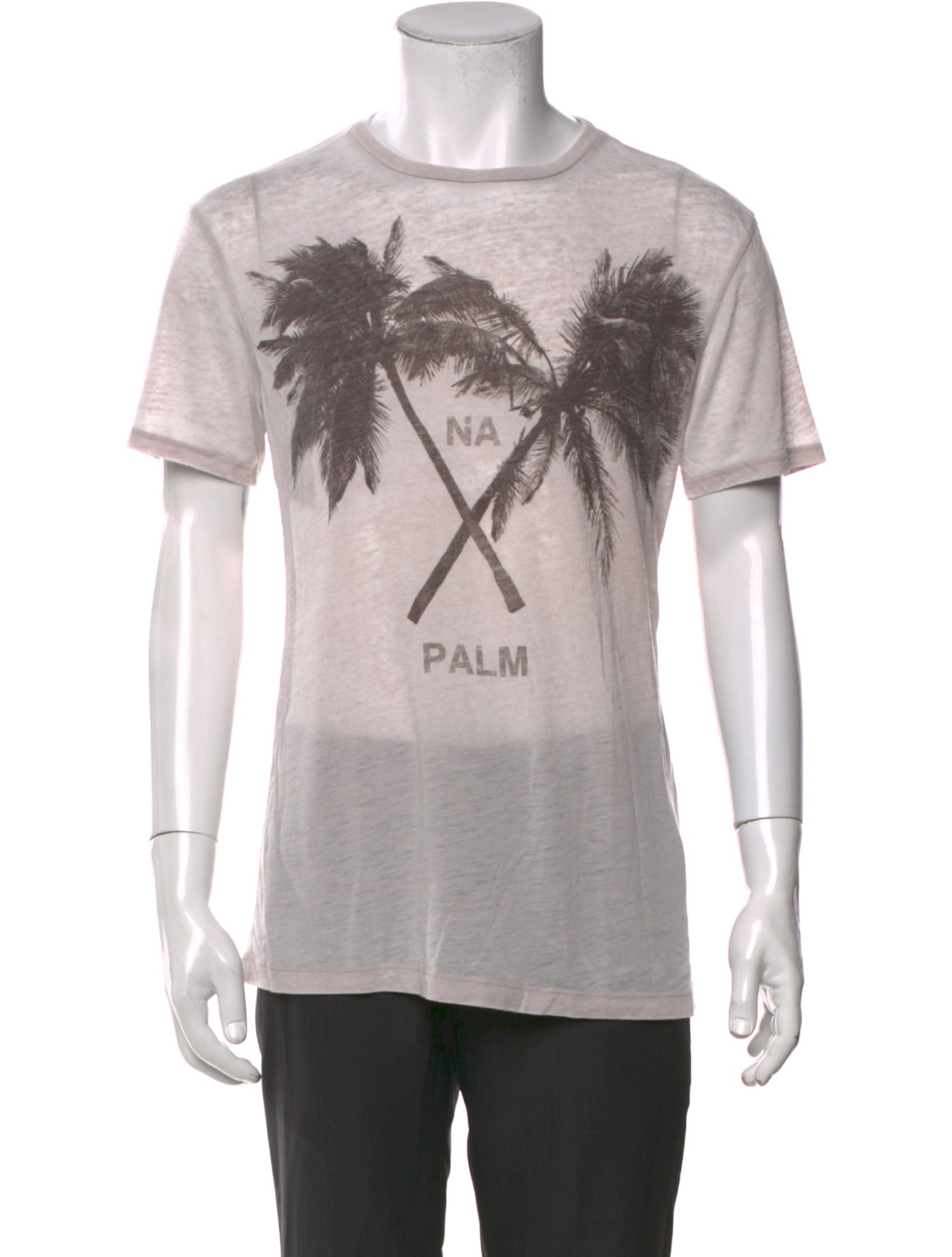 AllSaints Graphic Print Crew Neck T-Shirt