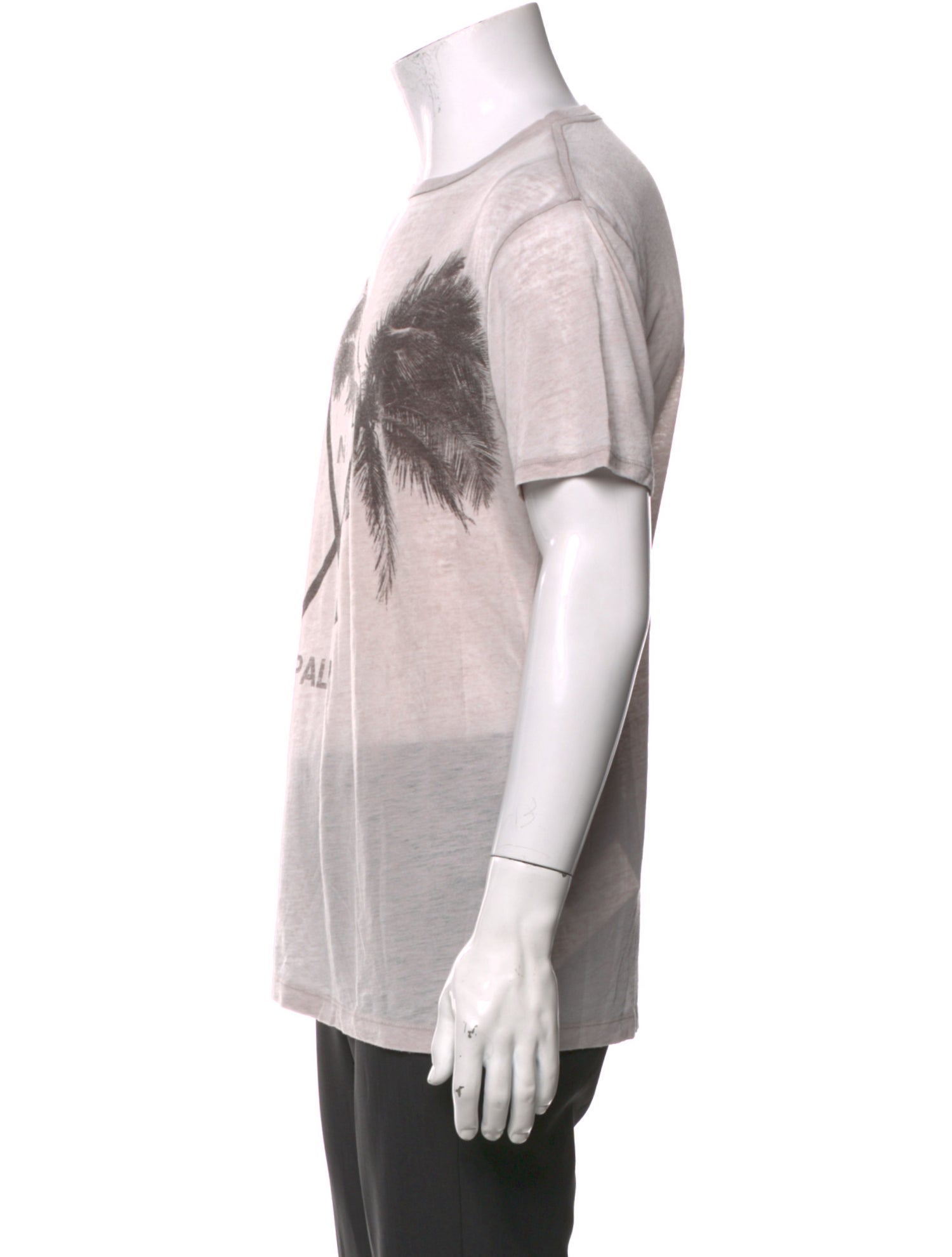 AllSaints Graphic Print Crew Neck T-Shirt