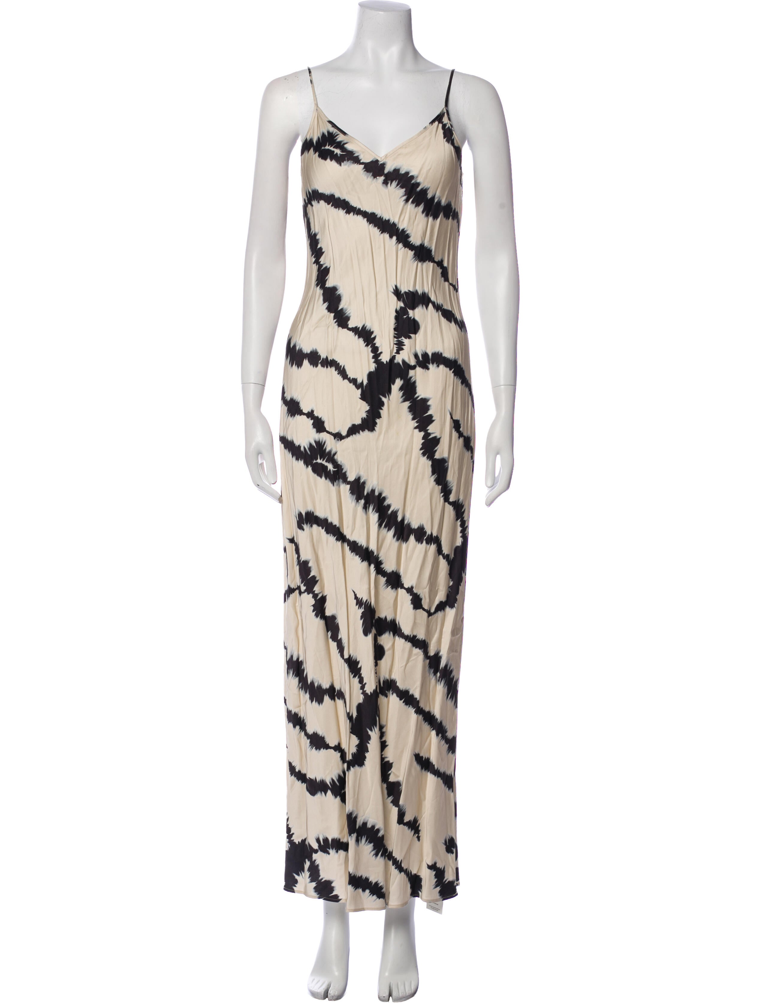 AllSaints Tie-Dye Print Long Dress