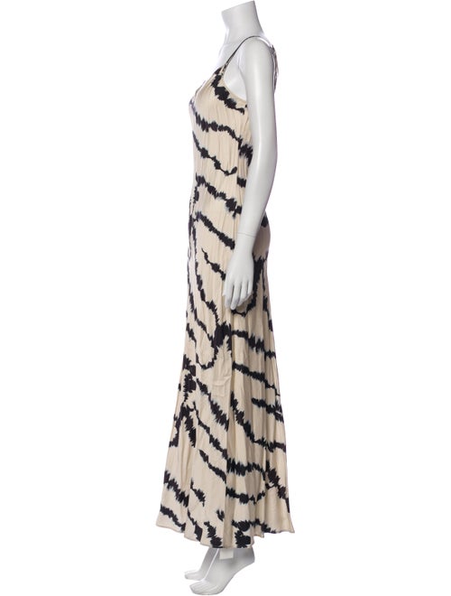 AllSaints Tie-Dye Print Long Dress