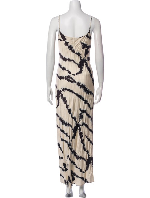 AllSaints Tie-Dye Print Long Dress