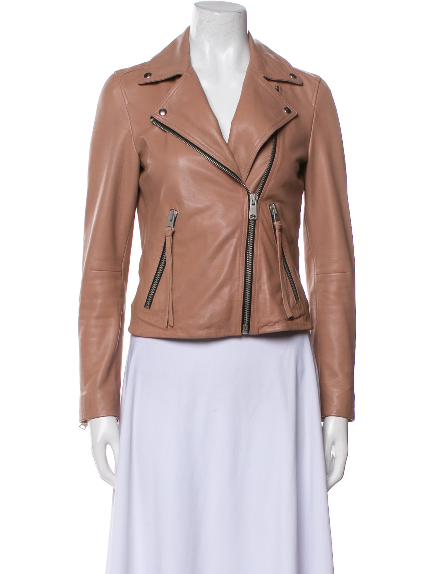 AllSaints Leather Biker Jacket