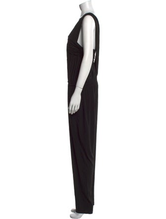 AllSaints Plunge Neckline Jumpsuit