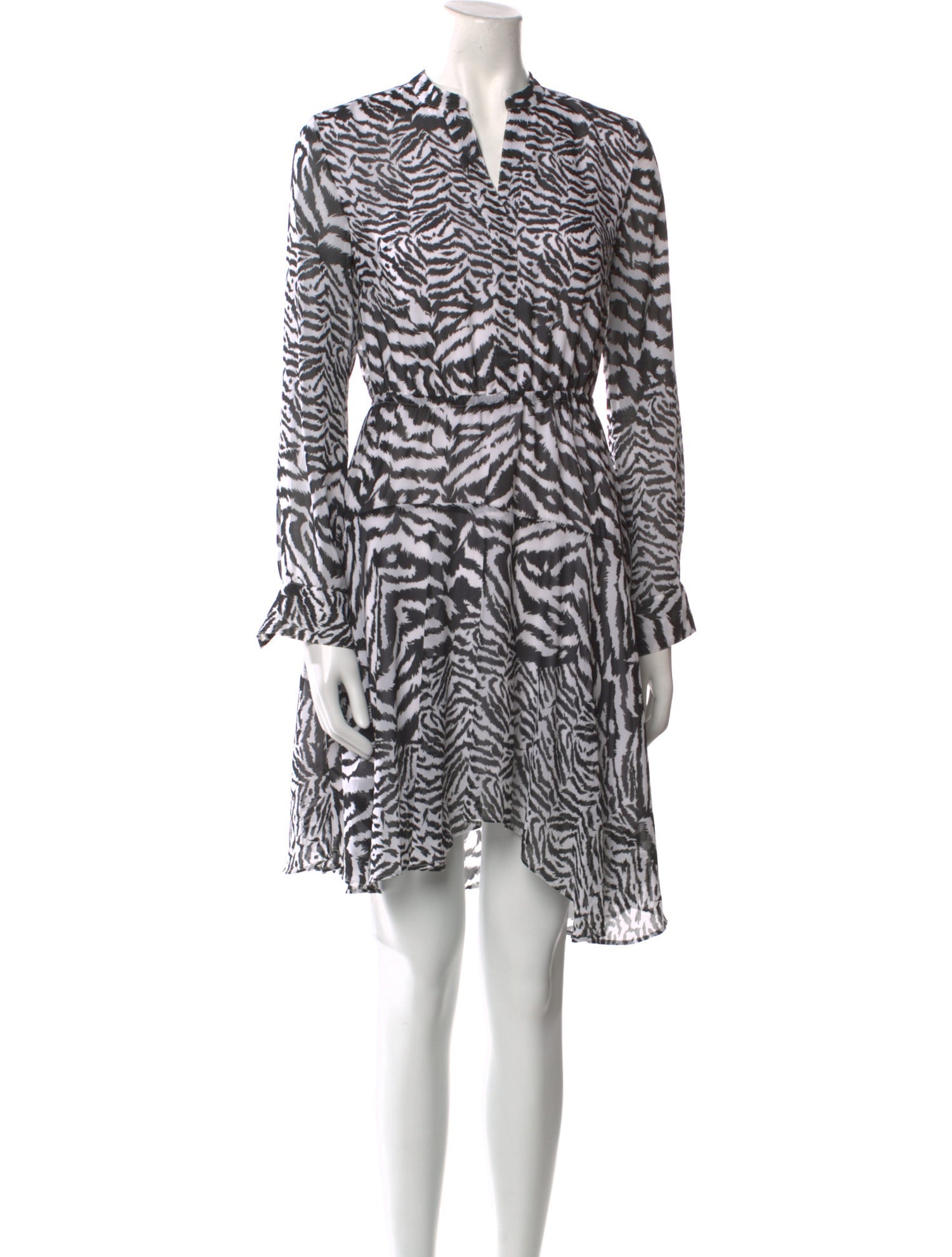 AllSaints Animal Print Mini Dress