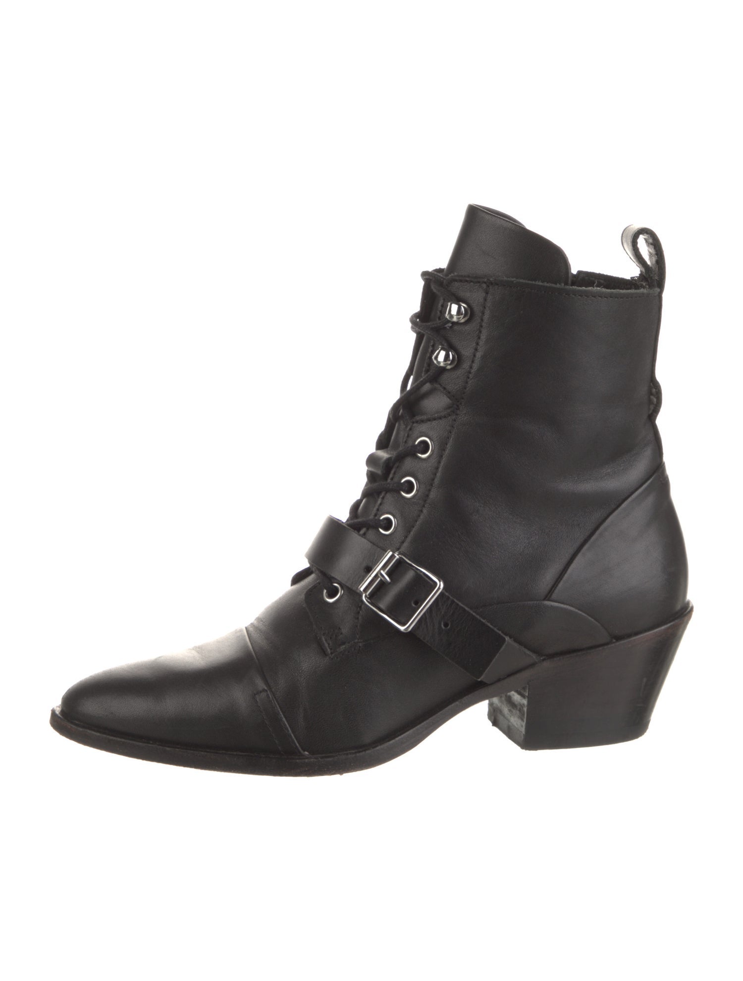 AllSaints Leather Combat Boots