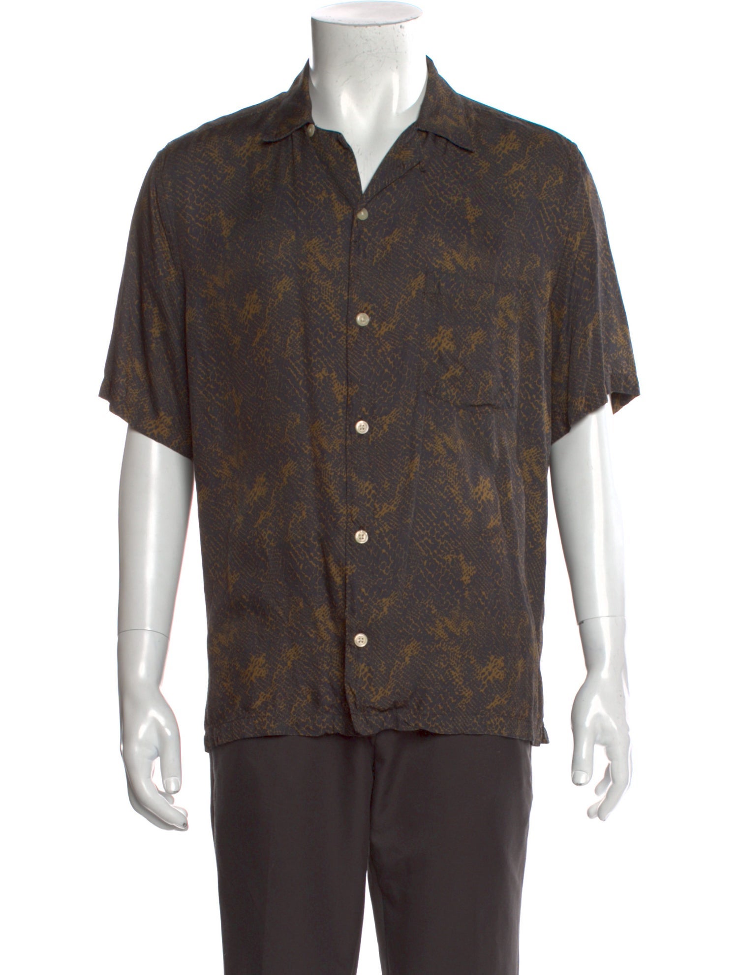 AllSaints Printed Short Sleeve Shirt