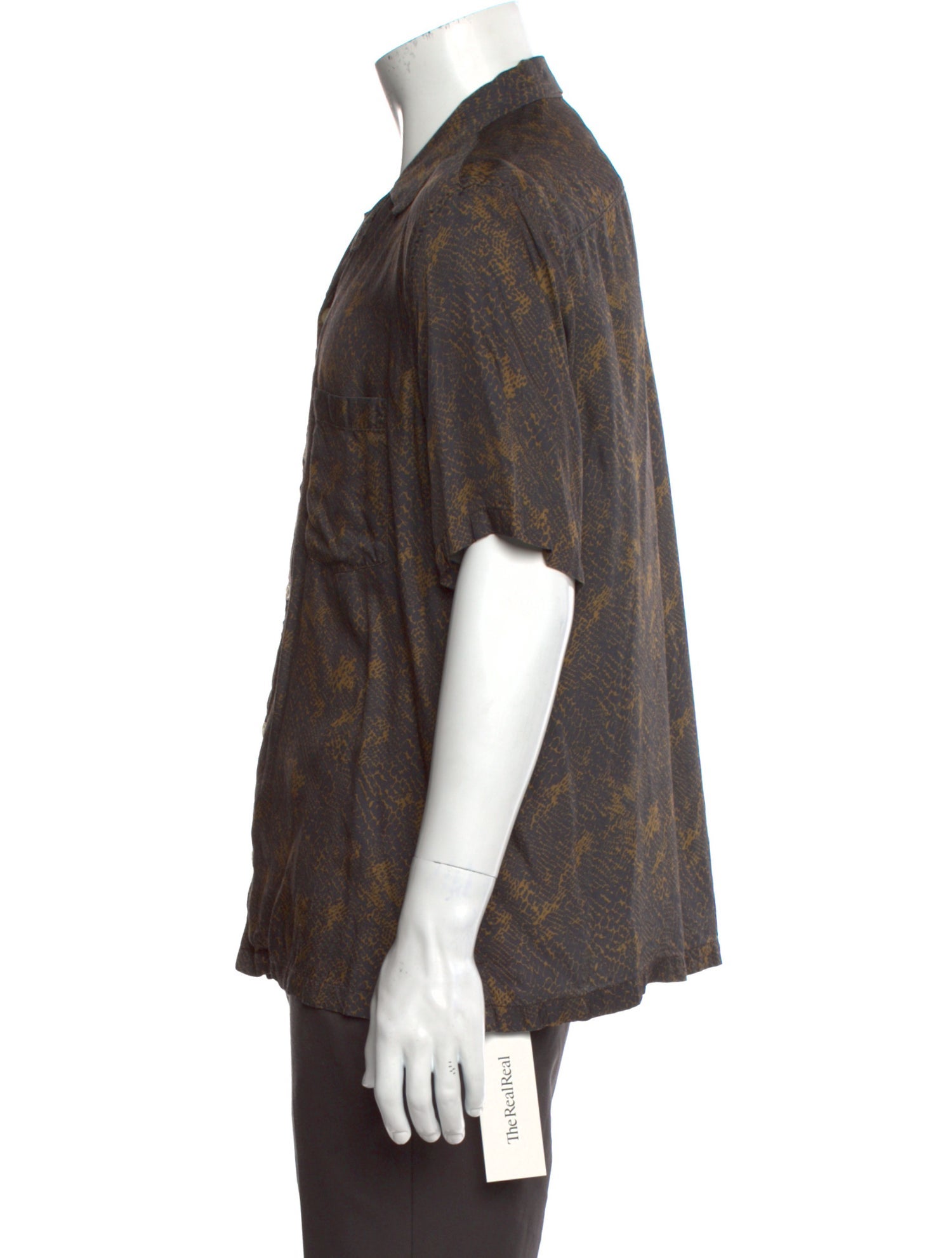 AllSaints Printed Short Sleeve Shirt