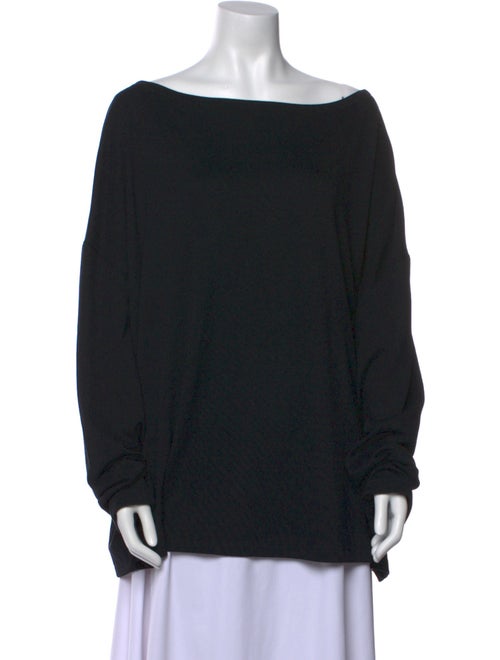 AllSaints Bateau Neckline Long Sleeve Sweatshirt