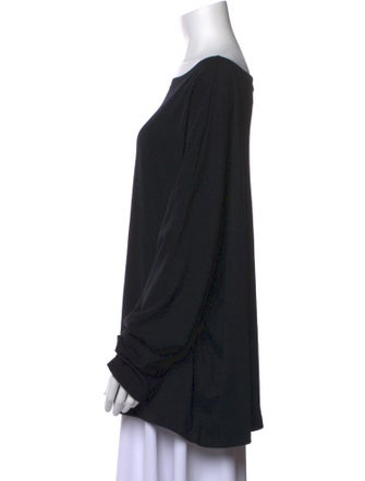 AllSaints Bateau Neckline Long Sleeve Sweatshirt