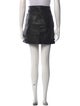 AllSaints Lamb Leather Mini Skirt