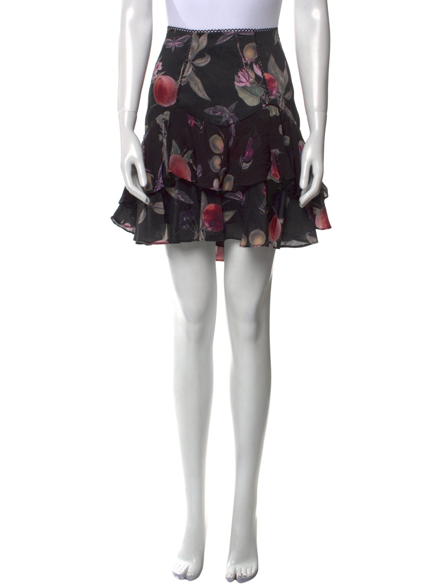 AllSaints Linen Mini Skirt