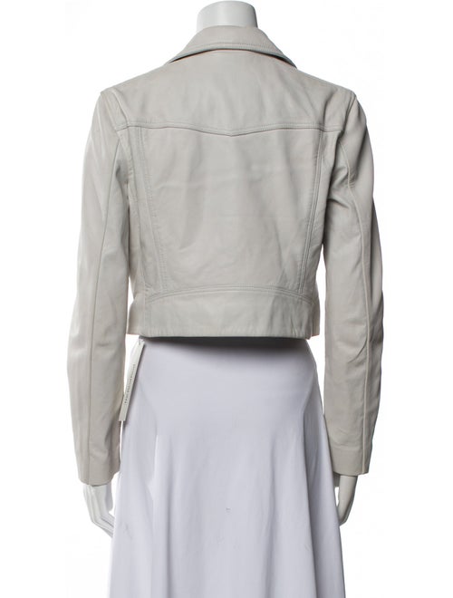 AllSaints Lamb Leather Biker Jacket