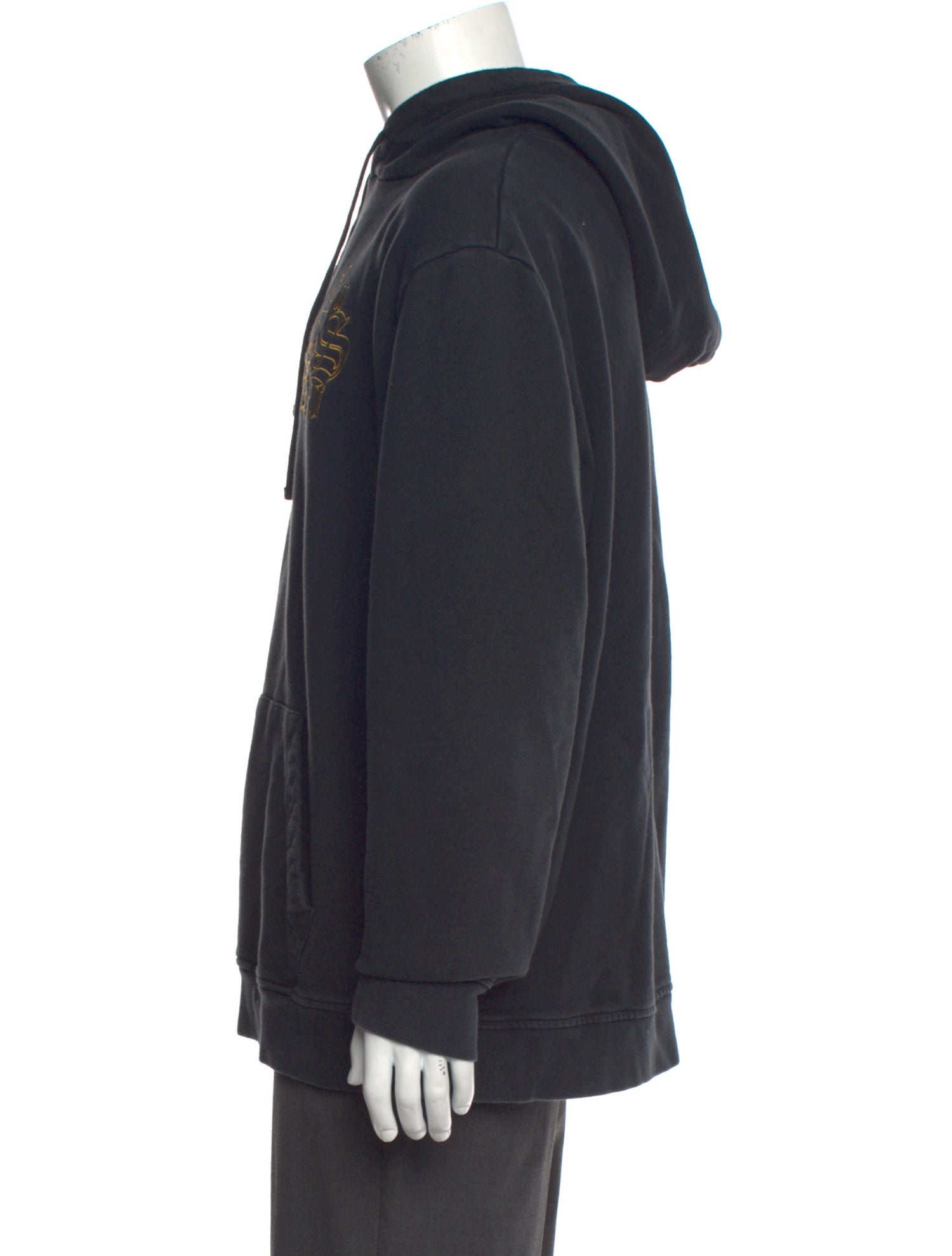 AllSaints Graphic Print Crew Neck Hoodie