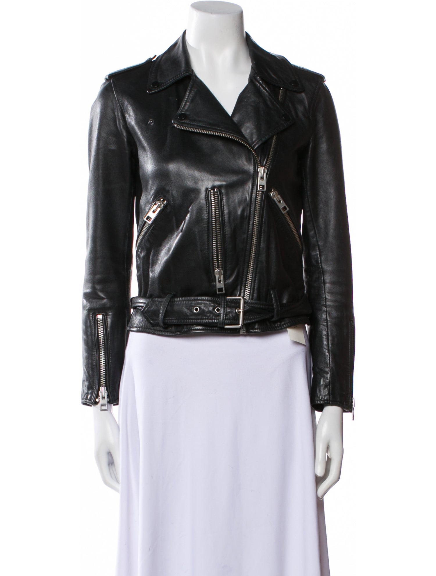 AllSaints Leather Biker Jacket