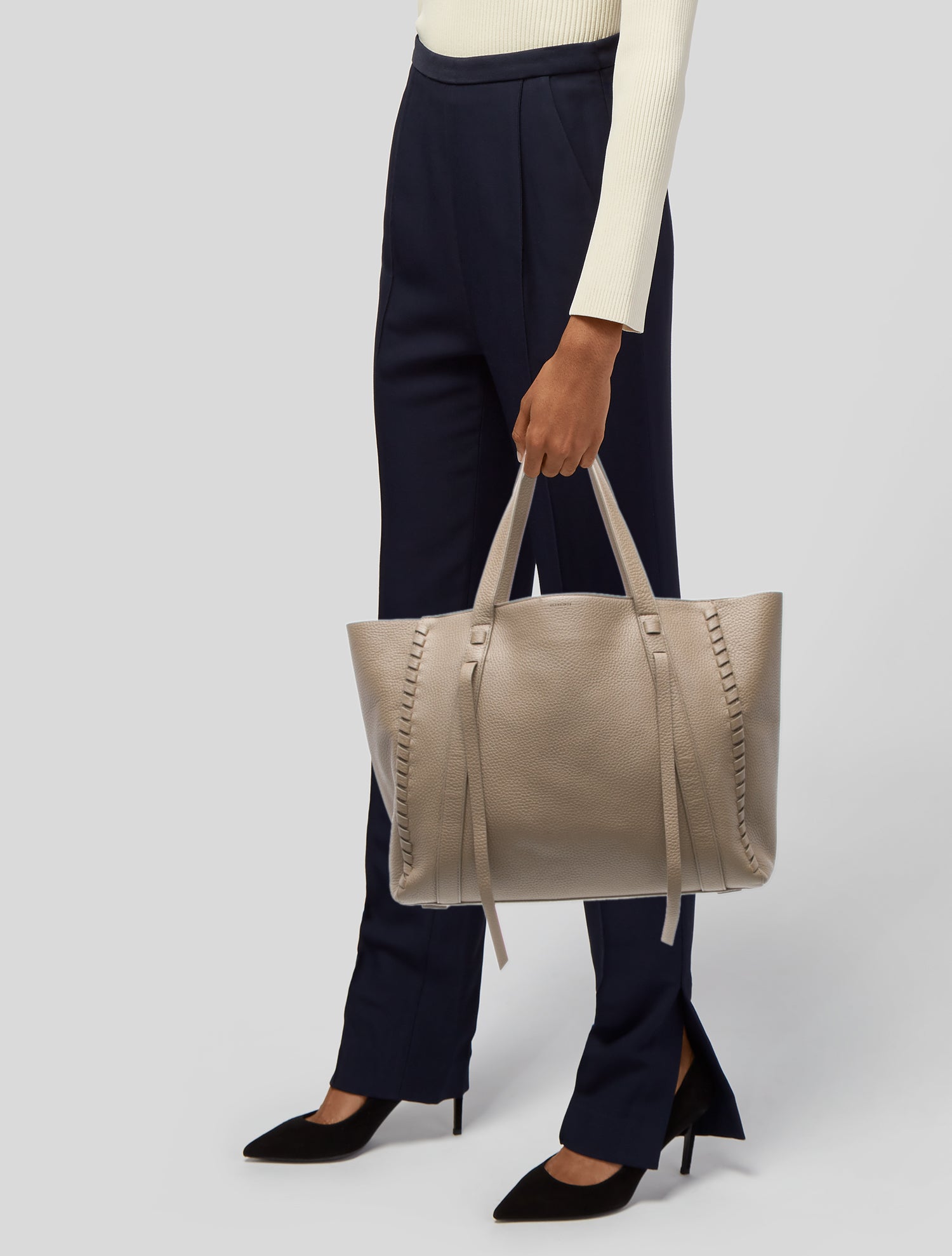 AllSaints Leather Tote