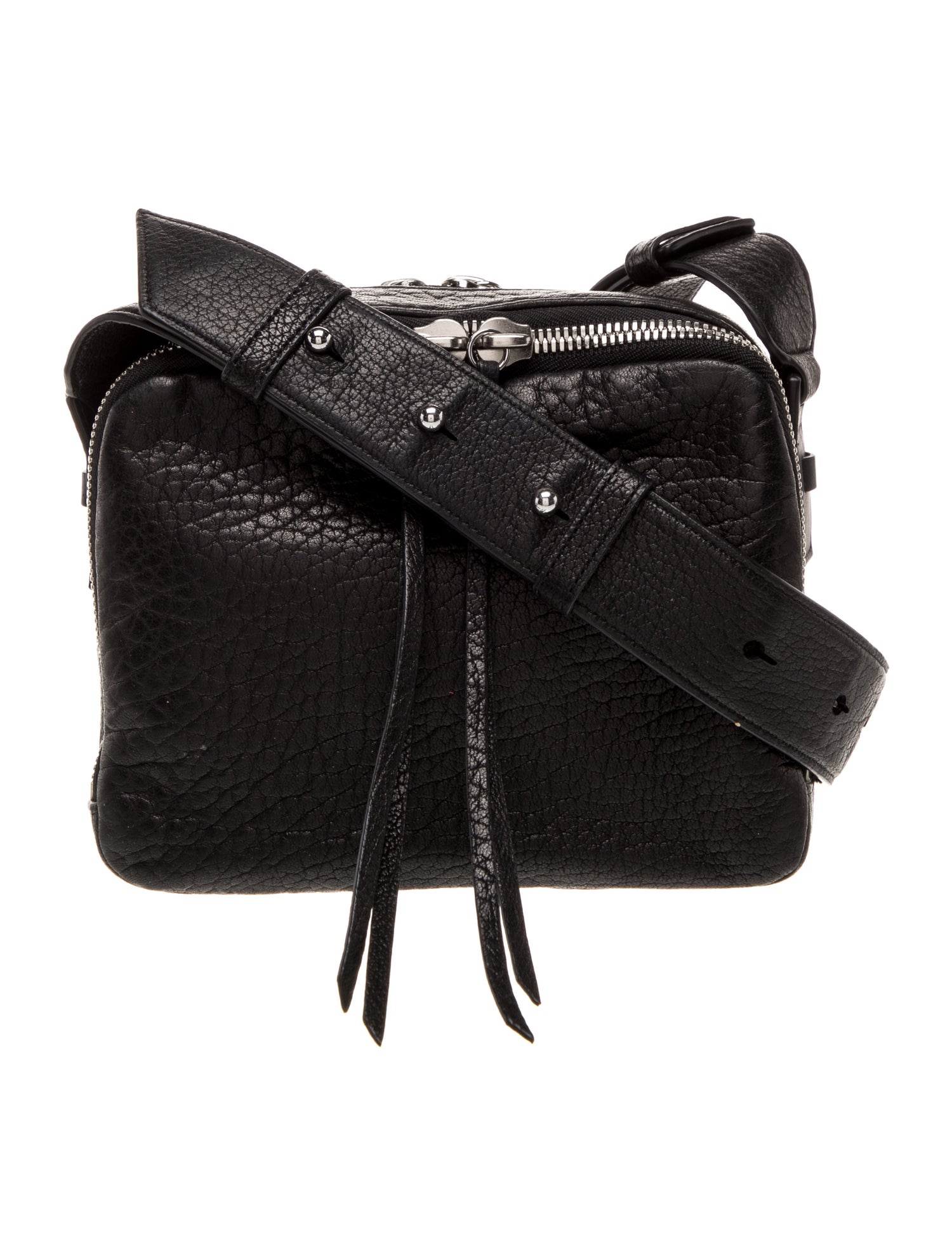 AllSaints Leather Messenger Bag