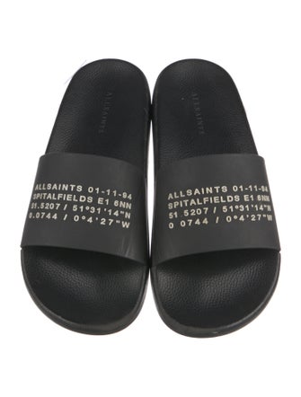 AllSaints Rubber Slides