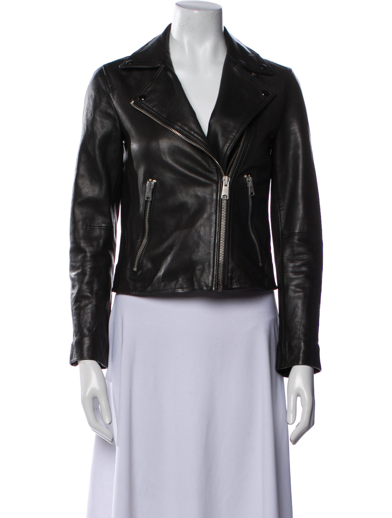 AllSaints Leather Biker Jacket