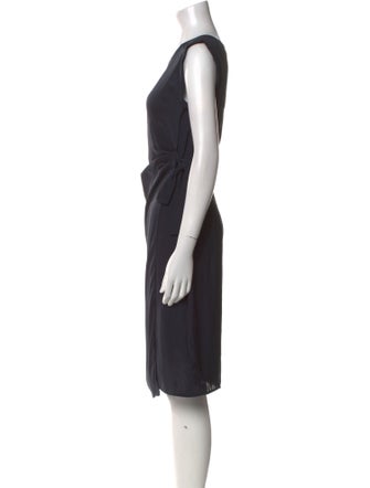 AllSaints Scoop Neck Knee-Length Dress