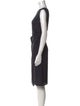 AllSaints Scoop Neck Knee-Length Dress