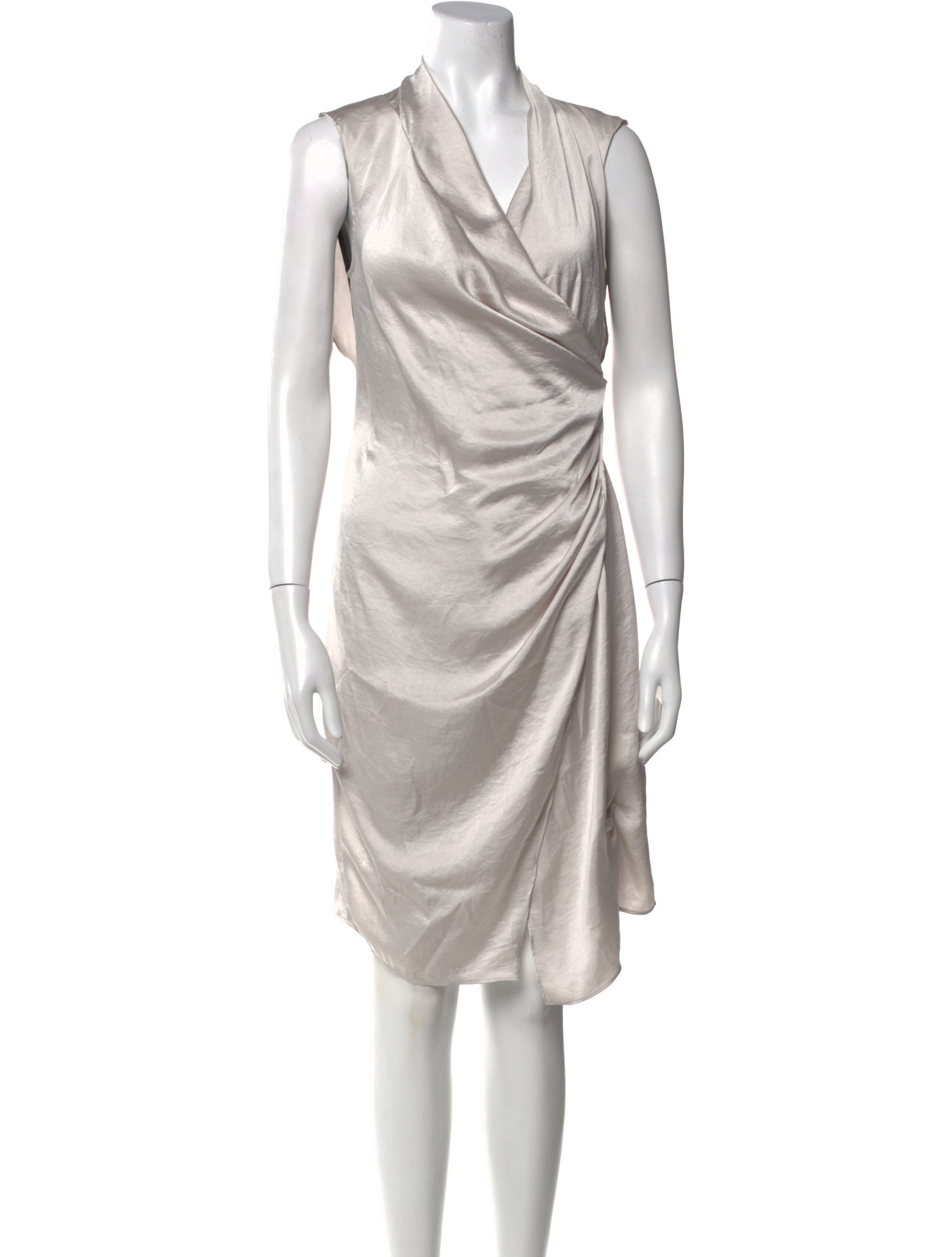 AllSaints Cowl Neck Knee-Length Dress