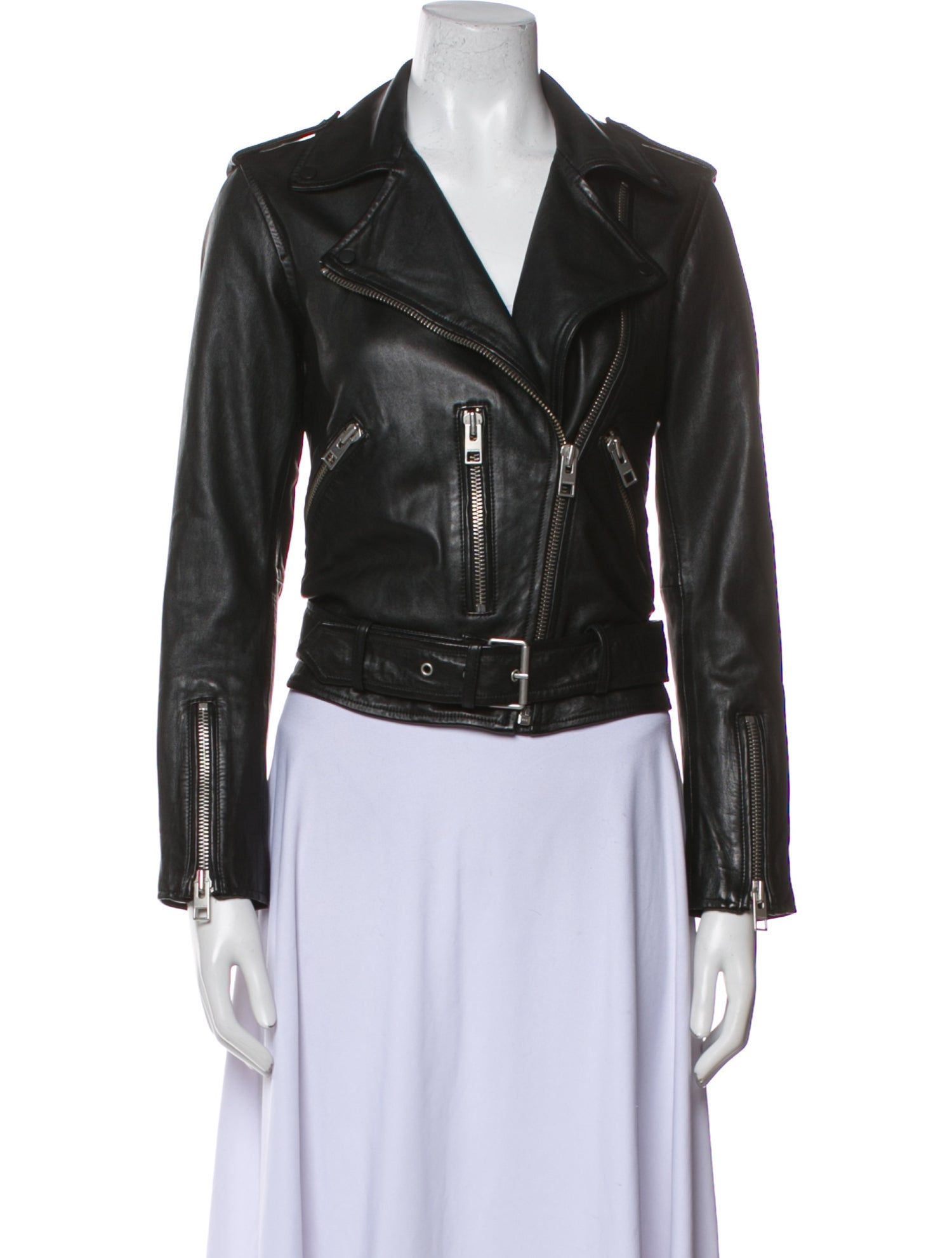 AllSaints Leather Biker Jacket