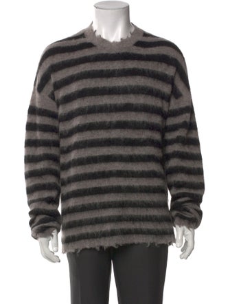 AllSaints Striped Crew Neck Pullover
