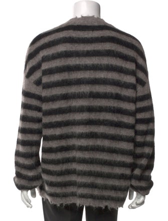 AllSaints Striped Crew Neck Pullover